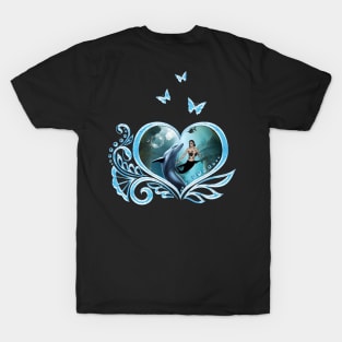 The legend of dolphin and mermaid T-Shirt